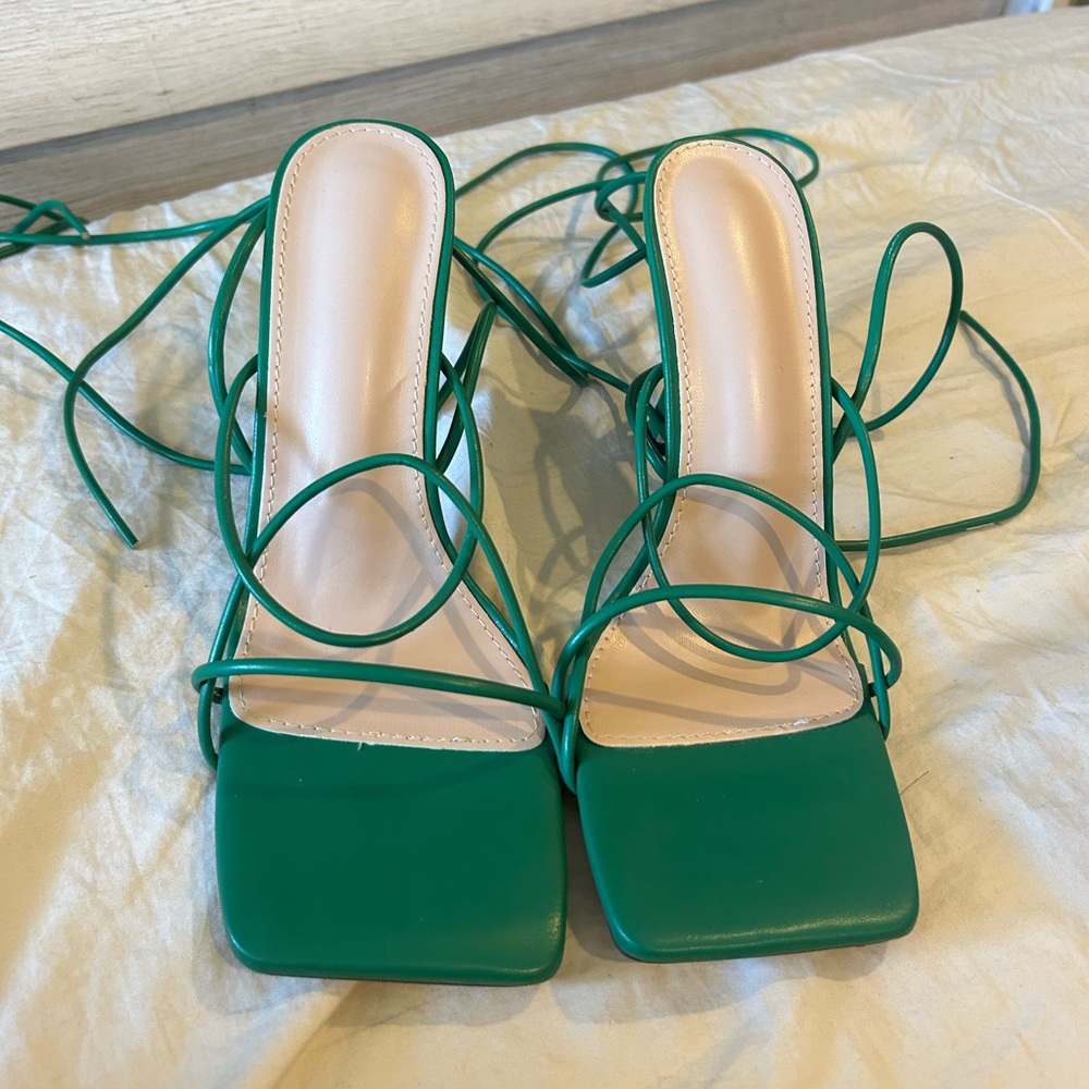 Green heels